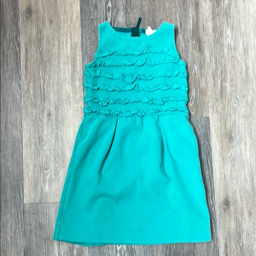 Teal Sleeveless Kids Dress